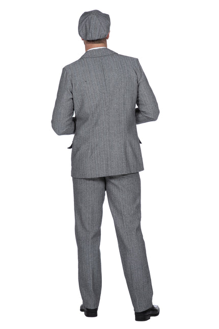 Kostym Roaring 20-talsjacka för män Grå