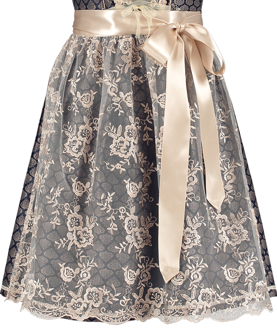 Oktoberfest Förkläde Guld Rosa Damer