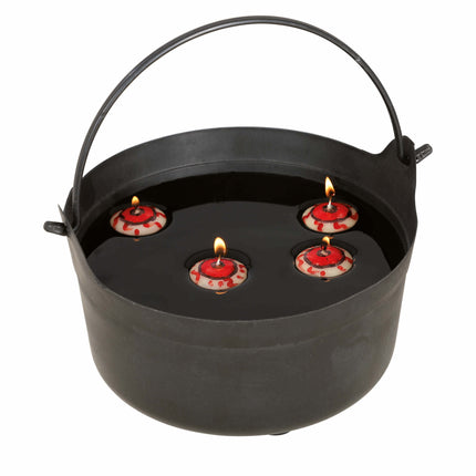 Halloween-bordsdekoration Flytande ögonljus