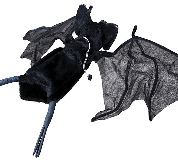 Halloween Hängande Dekoration Fladdermus Med Ljus 31cm