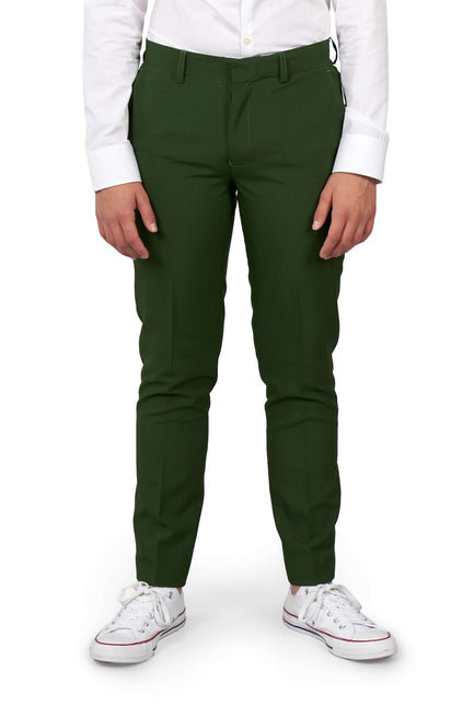 Mörkgrön kostym Pojke Tonåring <tc>OppoSuits</tc>