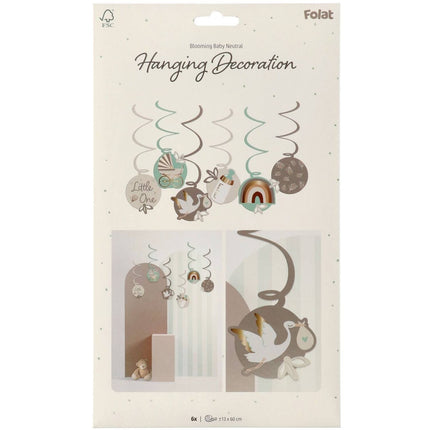 Födelse hängande dekoration Little One 6st