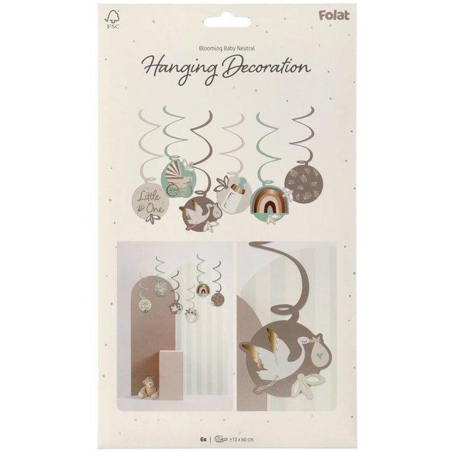 Födelse hängande dekoration Little One 6st