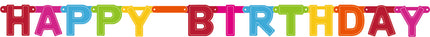 Happy Birthday Bokstavsgirlang 1,6 m