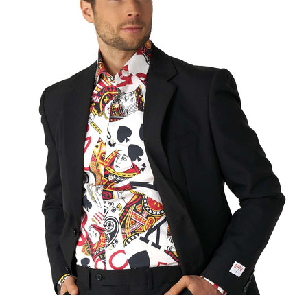 Casino Spelkort Skjorta Herr <tc>OppoSuits</tc>
