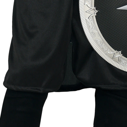 Riddardräkt Svart Pojke