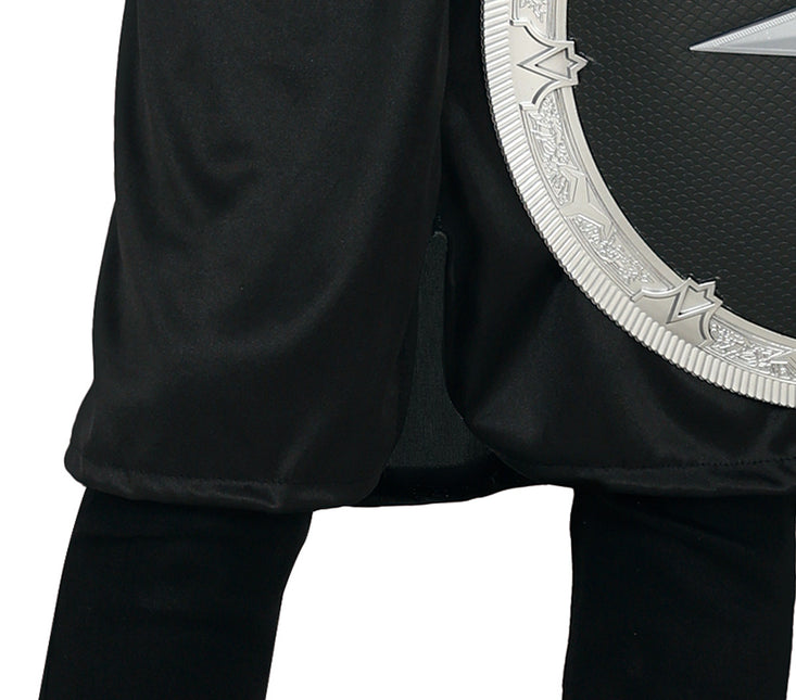 Riddardräkt Svart Pojke