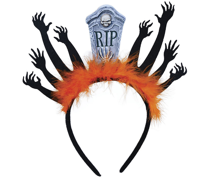 Halloween hårband Tombstone och zombies
