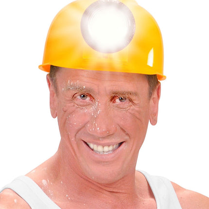 Bygghjälm med belysning