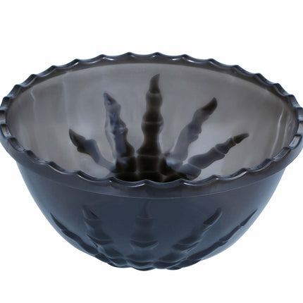 Svart Halloween-bordsdekoration Skelett Handskål