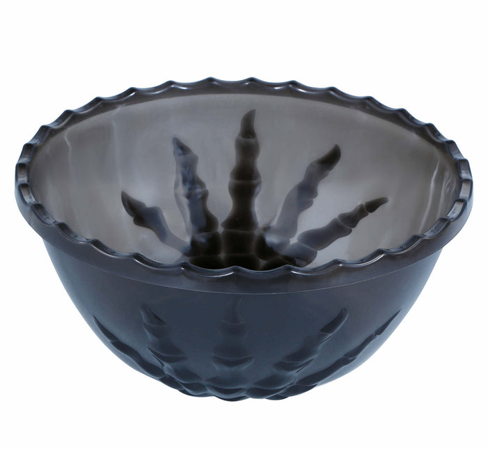 Svart Halloween-bordsdekoration Skelett Handskål