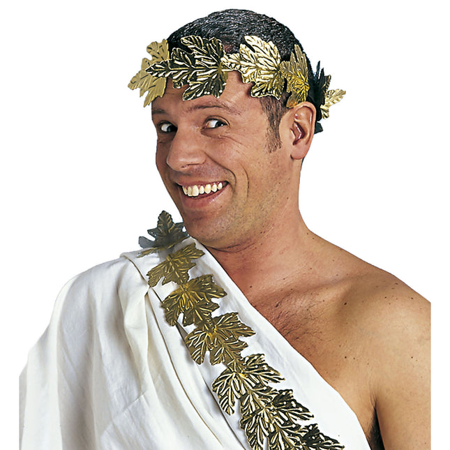 Guldpannband Girland Lång