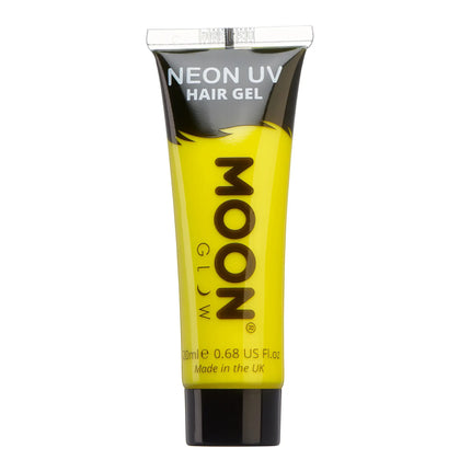 Moon Glow Neon UV Hårgel Intensiv Gul 20ml