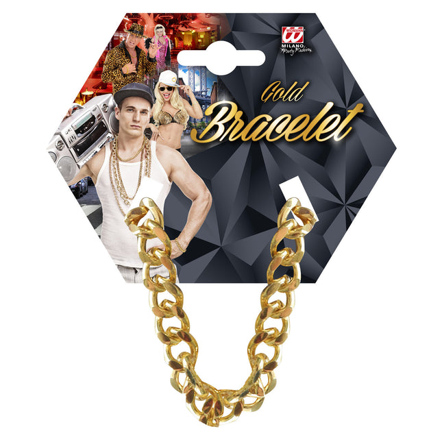 Armbandslänk i guld