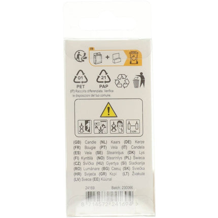 Ljus Simply Chic Silver Figur 9