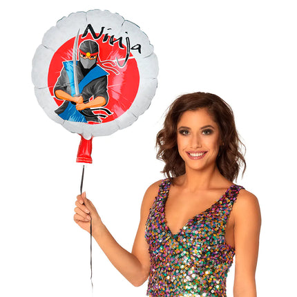Ninja Helium Ballong Tom 45cm