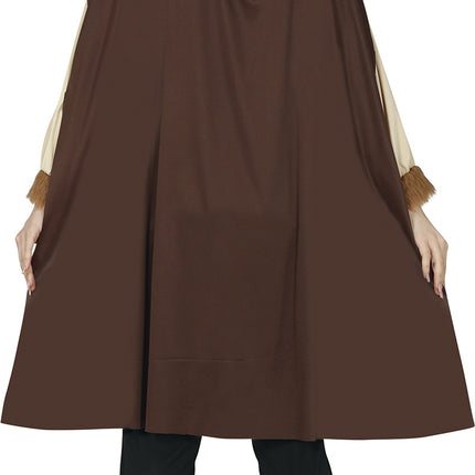 Vikingadräkt Brun Dam