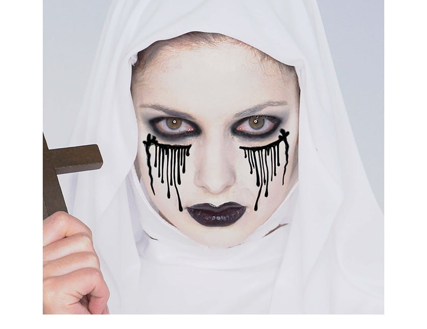 Halloween smink set Bloody Nun