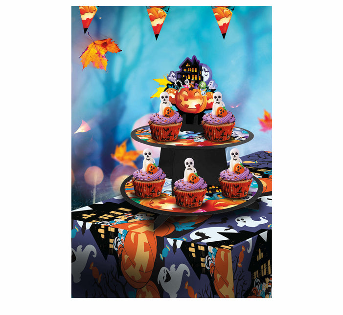 Halloween bordsdekoration Pumpor 36cm