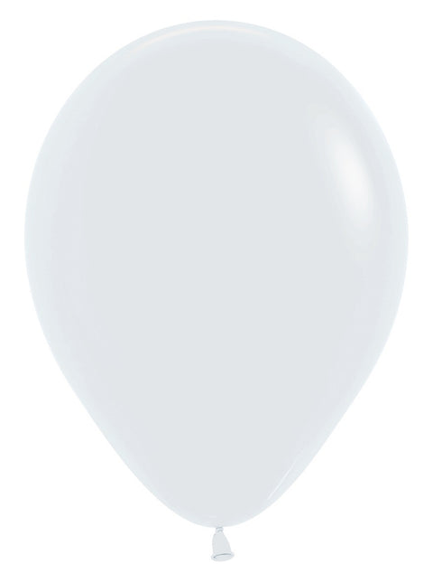 Ballonger Vit 30cm 50st