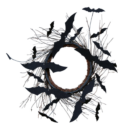 Halloween Kronfladdermöss 30 cm