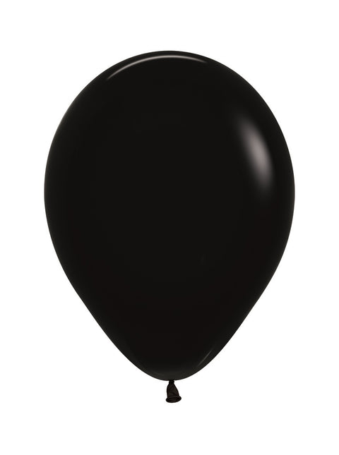 Ballonger Svart 25cm 100st