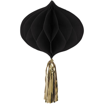 Svart Guld Honeycombs Svart 3st