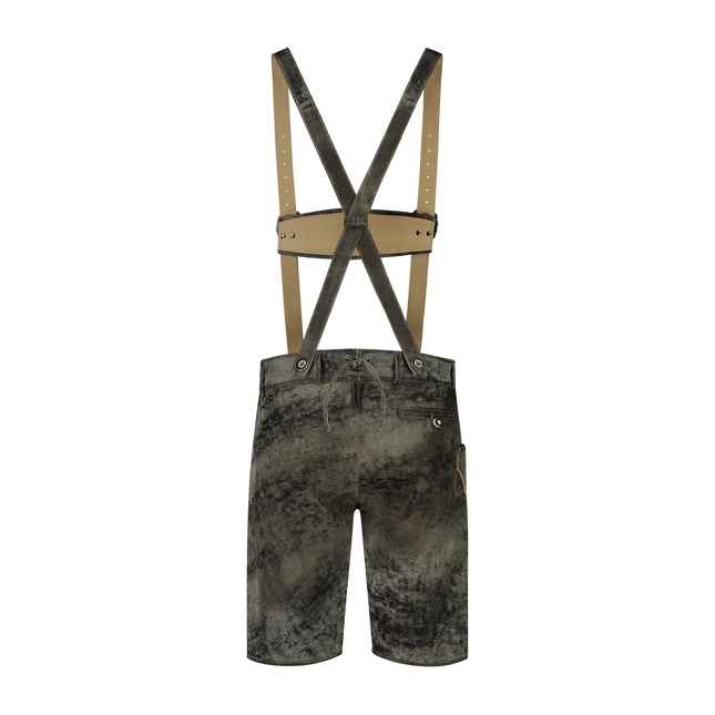 Leatherhose Grå Kort Vintage för män