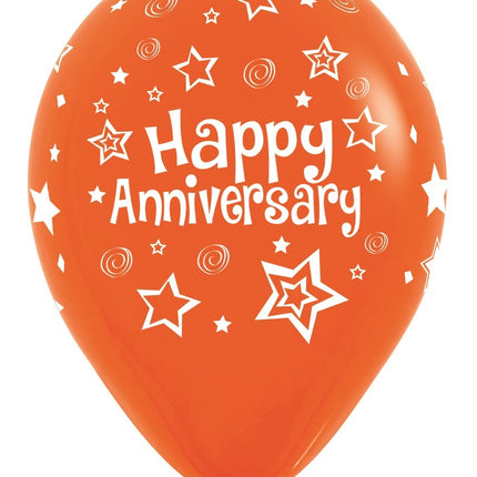 Ballonger Happy Anniversary Mix 30cm 25st