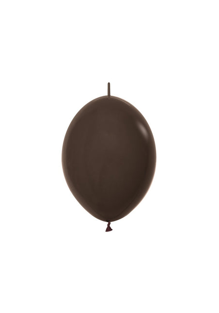 Ballonger Chokladbrun 15cm 50st