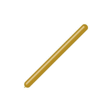 Guld modelleringsballonger 7,5cm 150cm 100st