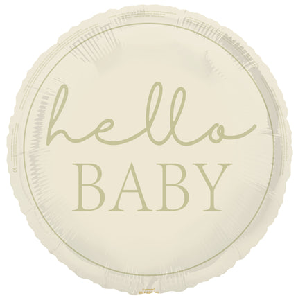 Hello Baby Helium Ballong Nude 45cm