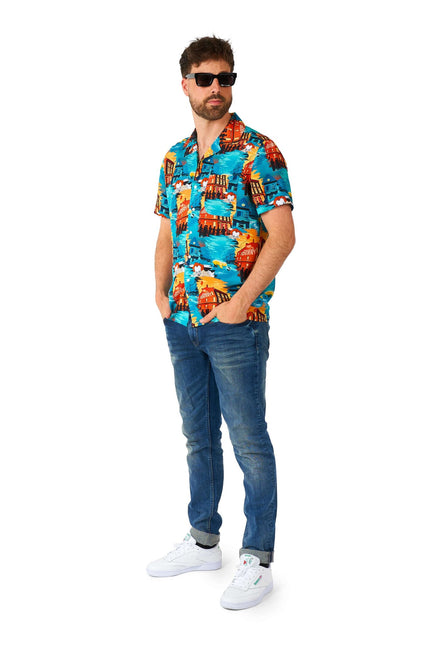 IT Kortärmad skjorta för män <tc>OppoSuits</tc>