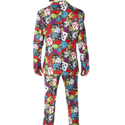 Casino Spelkort Ikoner Kostym Män <tc>Suitmeister</tc>