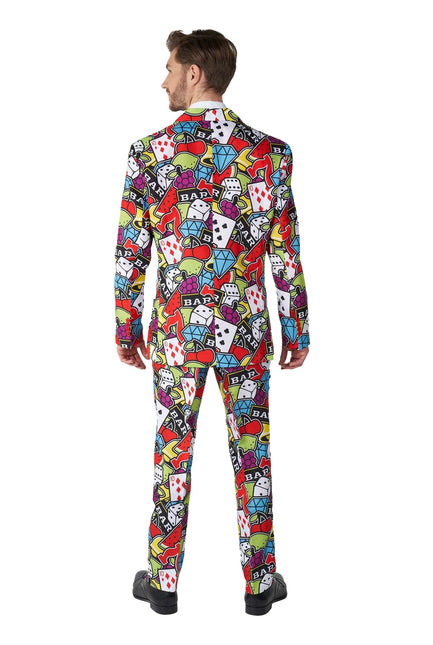 Casino Spelkort Ikoner Kostym Män <tc>Suitmeister</tc>