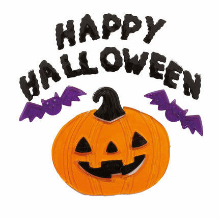 Halloween Fönsterdekoration Happy Halloween