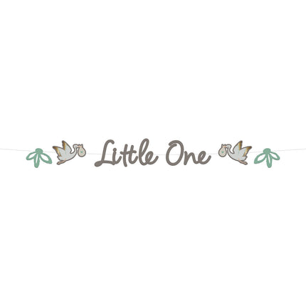 Födelsebokstavsgirlang Little One 2m