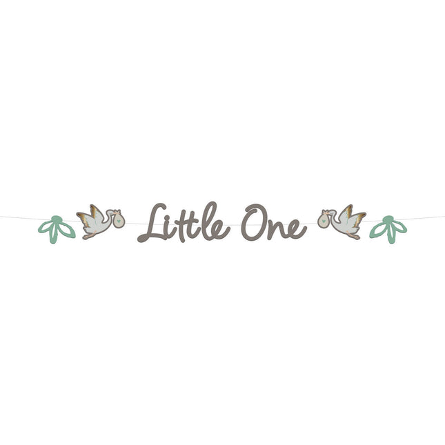 Födelsebokstavsgirlang Little One 2m