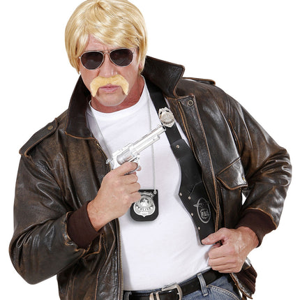 Polishalsband Svart Silver