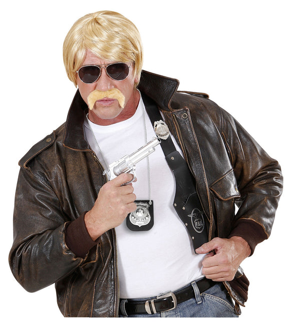 Polishalsband Svart Silver