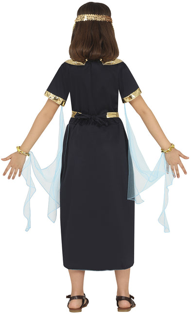 Cleopatra Kostym Svart Flicka