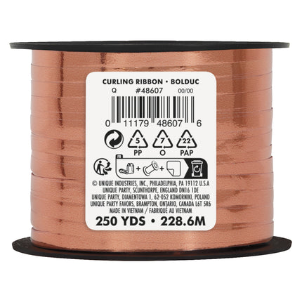 Rose Gold Ribbon Metallic 228,6 m