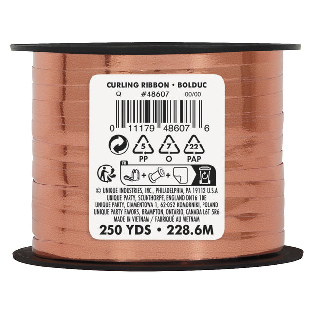 Rose Gold Ribbon Metallic 228,6 m