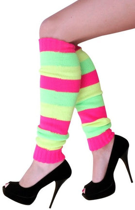 Benvärmare Fluor rosa/grön/gul