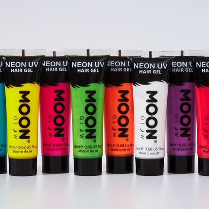 Moon Glow Neon UV Hårgel Intense Orange 20ml