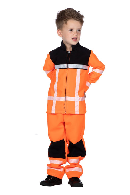 Vägarbetare Kostym Pojke