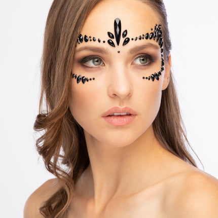 Moon Terror Halloween Ansiktssmycken Feisty Feline