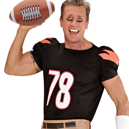 Uppblåsbar amerikansk fotboll 36cm