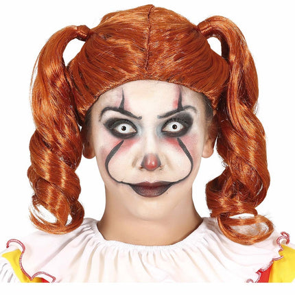 Orange peruk svansar