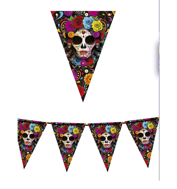 Halloween Girlang Dödskallar 3m